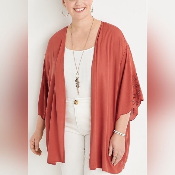 Maurices Open Front Kimono Cardigan - Picture 1 of 6